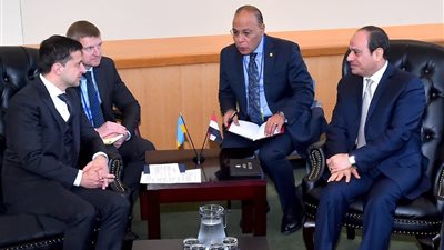 خلال لقائه بالسيسي.. رئيس أوكرانيا يشيد بجهود مصر لحل الأزمات سياسيًا