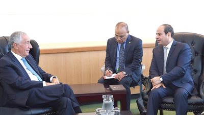  رئيس البرتغال لـ السيسي: حريصون على التنسيق والتشاور المكثف مع مصر