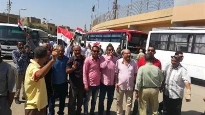 ردًا على دعوات الفوضى.. أهالي بني سويف يخرجون في مسيرات دعمًا للرئيس (صور)