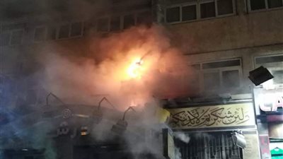 السيطرة على حريق بمطعم في إمبابة دون إصابات (صور)