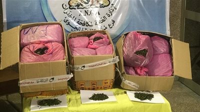 داخل طرود بريدية.. ضبط 32 كيلو من مخدر 