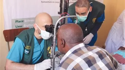 مركز الملك سلمان للإغاثة يعالج 5240 مريض عيون في إريتريا