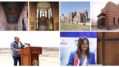 وزيرة التخطيط والأمين العام للآثار يفتتحان قصر الأمير يوسف كمال