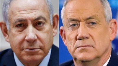 نتنياهو يلتقي بمنافسه 