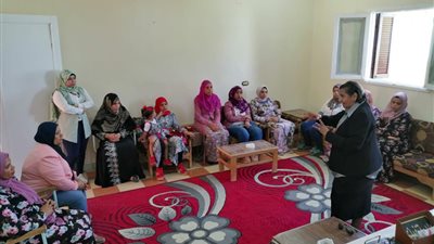 القومي للمرأة يطلق حملة طرق الأبواب تحت شعار (بلدي أمانة) بجميع مراكز المحافظة