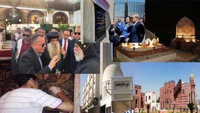  150 صورة من افتتاح قصر الأمير يوسف كمال ودير الأنبا بضابا في قنا 