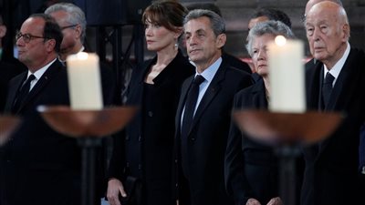 شاهد.. مراسم تشييع جثمان جاك شيراك بحضور 30 من قادة العالم