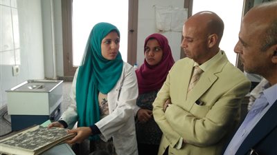 وكيل صحة الشرقية يفتتح عيادة ومعمل الأسنان بشبرا 