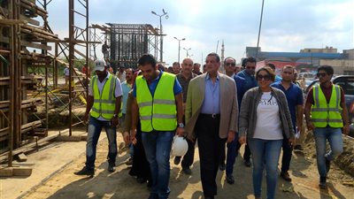 محافظ البحيرة: إنهاء 15% من الأعمال الإنشائية لكوبري 