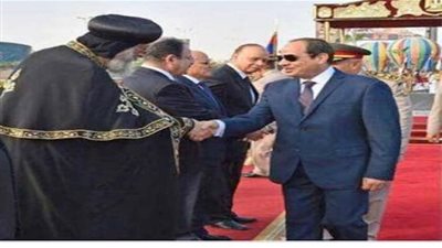 البابا  تواضروس يشارك في احتفالات نصر أكتوبر