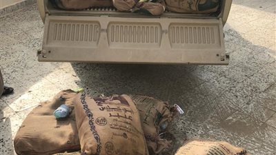 إحباط تهريب 1100 حزمة قات بمركز عثوان في جازان