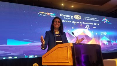 تكريم النائبة ماريان عازر بمنحها عضوية الروتاري الفخرية بمؤتمر إفريقيا (صور) 