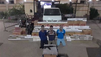 في أسيوط.. سقوط 3 متهمين بالسطو المسلحة على سيارة محملة بالسجائر