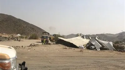 إستعادة 800 ألف متر مربع تعديات في شميسي مكة