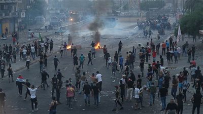 صحيفة فرنسية تعلق على مظاهرات العراق  