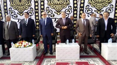 محافظ القليوبية يشارك في احتفالية الشبان المسلمين ببنها بانتصارات أكتوبر (صور)