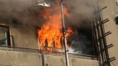 انتداب المعمل الجنائي لمعاينة حريق شقة سكنية بمصر القديمة