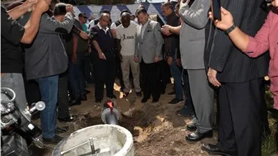 محافظ بني سويف ووزير الزراعة يفتتحان محطة تطوير الري الحقلي بـ