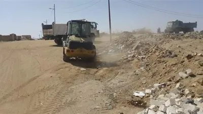 حملة نظافة لمركز ومدينة الواحات البحرية بالجيزة