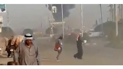 الطيران التركي يستهدف قرية تل أرقم برأس العين شرق سوريا