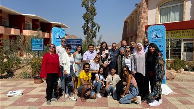 عرض فني لأبناء الجالية المصرية بالإمارات في ملتقى الأديان العالمي بسانت كاترين