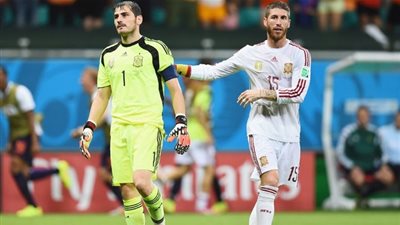 بالفيديو.. كاسياس يهنئ راموس عقب تجاوز رقمه مع إسبانيا 