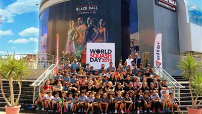 بلاك بول يشارك فى اليوم العالمى للاسكواش 