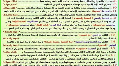 أذكار المساء كاملة.. حصن نفسك وفرج همك