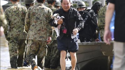 ارتفاع حصيلة ضحايا إعصار هاجبيس الذي ضرب طوكيو إلى 23 قتيل