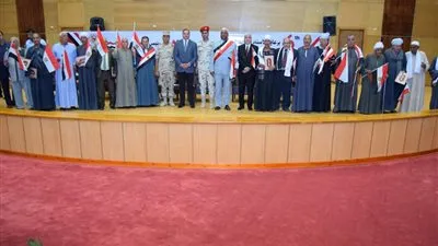 جامعة سوهاج تكرم ٢٠ مقاتلاً من المحاربين خلال احتفالاتها بانتصارات أكتوبر (صور)