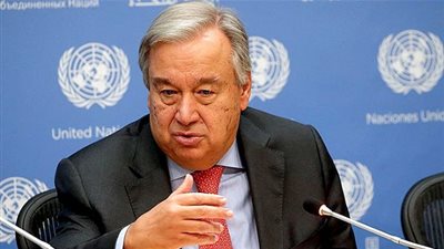 جوتيريش: الكوارث الطبيعية قد تطمس مكاسب التنيمة خلال عقود فى لحظة واحدة