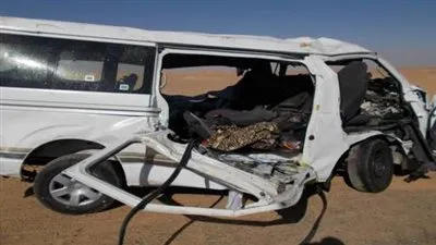 عاجل| إصابة 14 شخصا في انقلاب ميكروباص بطريق رأس غارب