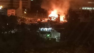 بالتفاصيل.. حريق كنيسه مارجرجس بحلوان دون وقوع أية إصابات 