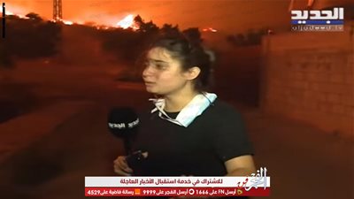 أثناء تغطيتها حرائق لبنان.. مراسلة تلفزيونية تنهار من البكاء على الهواء (فيديو)