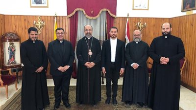 بطريرك الأقباط الكاثوليك يستقبل رئيس كلية انتشار الإيمان بروما