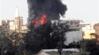 التفاصيل الكاملة حول حريق كنيسة مار جرجس في المنصورة