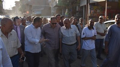 جولة ميدانية لمحافظ الفيوم بقرية دسيا (فيديو وصور)