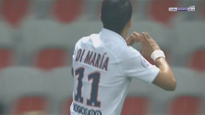 دي ماريا يسجل هدف رائع في شباك نيس 