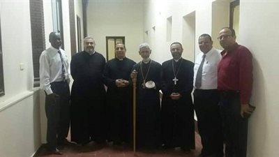 تفاصيل زيارة المجلس الإقليمي لجنود مريم إلى مطران الإسماعيلية للكاثوليك