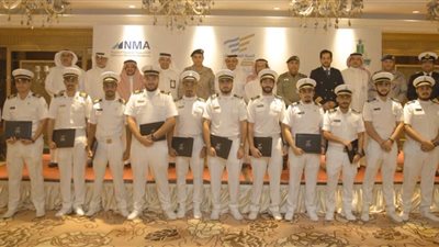 تخريج الدفعة الأولى من الضباط والمهندسين البحريين 