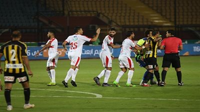 الزمالك يتفوق على المقاولون 2-1 في الشوط الأول