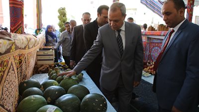 محافظ قنا يفتتح السوق الدائم لبيع منتجات صغار المزارعين (صور)