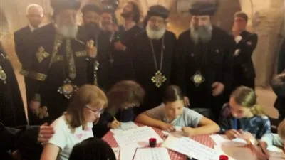  جولة البابا تواضروس بدير 