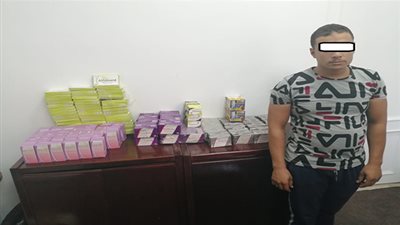 ضبط سائق بحوزته أدوية مجهولة المصدر في النزهة