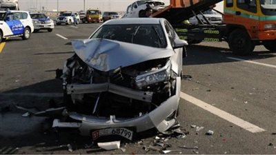 أصابة 3 أشخاص بملوى إثر تعرضهم لحادث سير