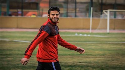 إصابة رمضان صبحي في مران الأهلي 