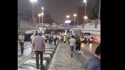 وزارة التنمية المحلية تتابع سقوط الأمطار على بعض الأحياء في القاهرة (صور)