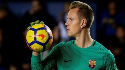 شتيجين الأعلى تقييمًا في موقعة برشلونة وسلافيا براج