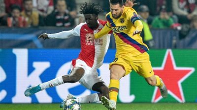 رقم سلبي لبرشلونة عقب فوز سلافيا براج