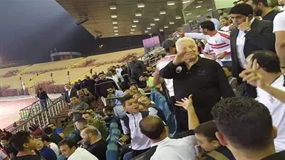 الزمالك ضد جينراسيون.. مرتضي منصور يدعم الزمالك من المدرجات